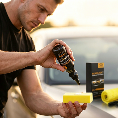 🚗 PROMO LIMITÉE 55% DE RÉDUCTION ! 💥 Liquide Rénovation Phares Ultime – Anti-Jaunissement, Protection UV, Kit Complet ✨