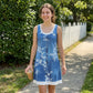 🔥 55 % DE RÉDUCTION 👗 Robe deux pièces à imprimé denim (imitation) ✨ Look superposé tendance, coupe élégante et confort tout au long de la journée 💙