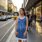🔥 55 % DE RÉDUCTION 👗 Robe deux pièces à imprimé denim (imitation) ✨ Look superposé tendance, coupe élégante et confort tout au long de la journée 💙