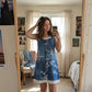 🔥 55 % DE RÉDUCTION 👗 Robe deux pièces à imprimé denim (imitation) ✨ Look superposé tendance, coupe élégante et confort tout au long de la journée 💙
