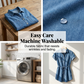 👗60 % DE RÉDUCTION POUR UNE DURÉE LIMITÉE ! 💥 Robe-chemise décontractée en jean pour femme – Cordon de serrage à la taille, manches retroussées, poche ✨