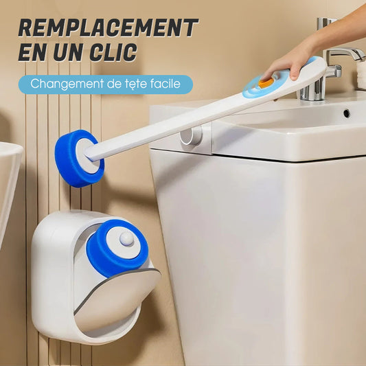 🔥Promotion exceptionnelle 2026 : 50 % de réduction ✨ Brosse de toilettes jetable avec tête remplaçable