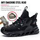 👟🛡️ PROMO FLASH 58% ! Chaussures Légères Indestructibles Antidérapantes – Embout Acier, Semelle Anti-Perforation, Semelle EVA+Caoutchouc, Pointures 35-48, Idéales Travail & Bricolage 🔧✨