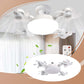 💡🌀🔥 Ventilateur de plafond avec éclairage LED et télécommande ; contrôle facile de la vitesse et de l'intensité lumineuse ✨