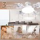 💡🌀🔥 Ventilateur de plafond avec éclairage LED et télécommande ; contrôle facile de la vitesse et de l'intensité lumineuse ✨