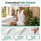 👗52% DE RÉDUCTION💥Robe slim fit col bénitier – Sans manches & poches latérales – Polyvalente, parfaite pour le bureau ou les soirées – élégante et confortable ✨🌸