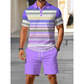 👕 54 % DE RÉDUCTION ! ☀️ Ensemble 2 pièces pour homme (chemise et short) – Confortable, respirant et polyvalent – Idéal pour l'été, les loisirs ou les voyages – Style décontracté et frais 🩳✨