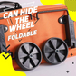 🛒🔥 Chariot de courses 2 en 1 pliable léger et résistant, transport facile pour supermarché et déplacement quotidien ✨