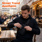 📢📢53 % DE RÉDUCTION !! ⏰Sac Bandoulière Homme Urban Commuter – Tissu Polyester Résistant Eau, Compartiments Organisés Passeport Téléphone Clés, Sangle Réglable 3 Ports · Ultraléger · Noir ✨