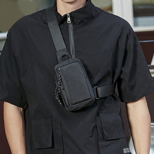 📢📢53 % DE RÉDUCTION !! ⏰Sac Bandoulière Homme Urban Commuter – Tissu Polyester Résistant Eau, Compartiments Organisés Passeport Téléphone Clés, Sangle Réglable 3 Ports · Ultraléger · Noir ✨