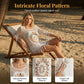 👗 60% DE RÉDUCTION ! ✨ Paréo de plage bohème au crochet avec des pompons – Crochet ajouré raffiné, silhouette fluide et franges ludiques 🌊