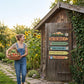 ⏳Limited-time 58% off⏰Rustic Wooden Garden Hanging Sign Wall Decor Plaque🏡