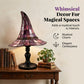 🔥🔥 NOUVEAUTÉ 2026 🥳🧙‍♀️ Lampe « chapeau de sorcière gothique » fabriquée à la main – lumière LED chaude, en résine, polyvalente : veilleuse et cadeau décoratif pour la maison 🏠