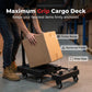 🚛 Chariot pliable | Capacité de charge de 150 kg 💪 | Roulettes silencieuses en PU 🔇 | Poignée télescopique et verrou de sécurité 🔒 | Structure compacte et peu encombrante 📦