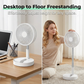 🌬️❄️Ventilateur de sol télescopique multifonction portable – Restez au frais où que vous soyez ✨