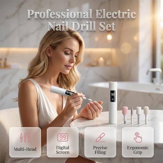 💎 56% DE RÉDUCTION ! ✨ Polisseuse à Ongles Électrique Professionnelle – Vitesse Réglable jusqu’à 99, 4 Embouts & Affichage Numérique – Manucure Parfaite à la Maison 💅🛠️