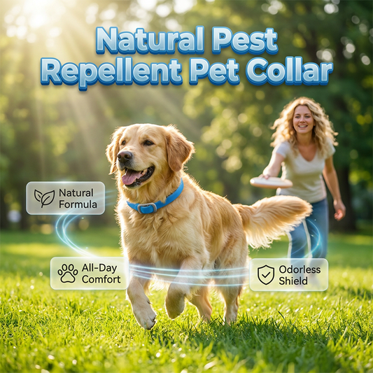⏰🔥OFFRE À DURÉE LIMITÉE : 58 % DE RÉDUCTION !🔥PLUS DE 50 000 EXEMPLAIRES VENDUS ! Collier anti-nuisibles pour animaux de compagnie à base d'huiles essentielles naturelles