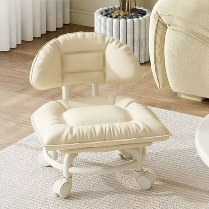 🪑🔥 PROMO FLASH 56% ! Tabouret Bas Roulant avec Dossier – Rembourré, Roulettes Silencieuses 360°, 7 Coloris, Idéal Atelier, Garage & Bureau 🛠️✨