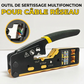 🔧🔥 58 % de réduction ! Pince à sertir 3-en-1 pour câbles réseau : coupe, sectionnement et dénudage en un seul outil, idéale pour les débutants comme pour les professionnels, avec poignée ergonomique antidérapante en PVC ✨