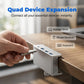 💻🖇️📌 OFFRE LIMITÉE 57% DE RÉDUCTION! Hub USB 3.0 à Pince – Station d’Accueil 4 Ports en Aluminium, Se Fixe Solidement au Bord du Bureau – Libère de l’Espace de Travail et Garde les Câbles Bien Organisés 🖥️✨
