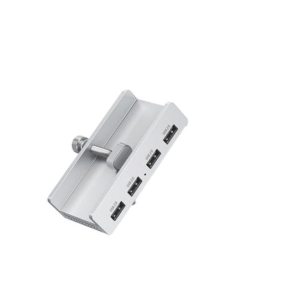 💻🖇️📌 OFFRE LIMITÉE 57% DE RÉDUCTION! Hub USB 3.0 à Pince – Station d’Accueil 4 Ports en Aluminium, Se Fixe Solidement au Bord du Bureau – Libère de l’Espace de Travail et Garde les Câbles Bien Organisés 🖥️✨