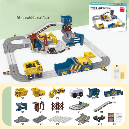 📢📢56% DE RÉDUCTION !! ⏰ Ensemble de train électrique interactif – Pistes modulaires & lumières – Parfait pour stimuler l’imagination des enfants – facile à assembler, compatible avec d’autres circuits 🎄✨
