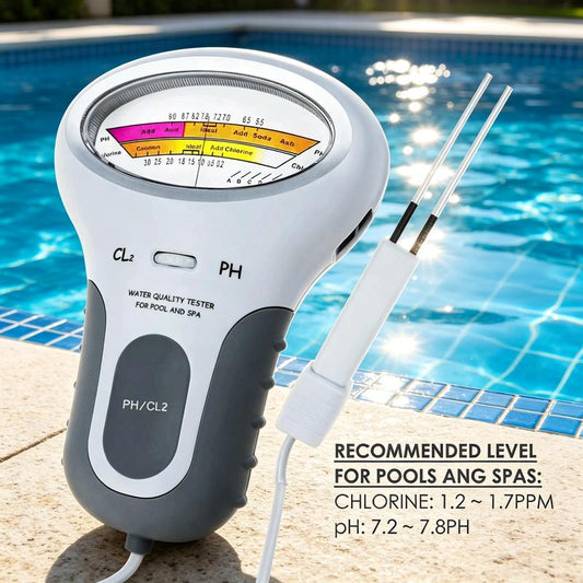 🔬 63% DE RÉDUCTION 💧 Testeur 2-en-1 pH & Chlore – Mesures précises pour eau cristalline – Idéal pour piscine ou spa – rapide, fiable et facile à utiliser 🏊✨