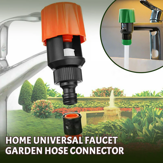 🎉Promotion temporaire ! 🚿🌿Raccord pour tuyau d'arrosage pour le jardin, le balcon et la voiture | Installation rapide | Étanche | Orange/Vert✨🚿