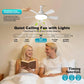 🏆 Dernier jour de soldes : 57 % de réduction 🔥 Ventilateur-lampe LED SmartBreez 40 W — 20,5, ultra-silencieux avec télécommande 🎯 | Idéal pour la chambre 😴, la cuisine 👩‍🍳 et le garage 🛠️