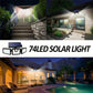 💡 PROMO LIMITÉE -52% ! ☀️ Applique Murale Solaire à 3 Têtes avec Capteur – 2400mAh, LED Haute Luminosité, Angle Réglable, Étanche, Idéale Jardin & Garage 🏠