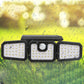 💡 PROMO LIMITÉE -52% ! ☀️ Applique Murale Solaire à 3 Têtes avec Capteur – 2400mAh, LED Haute Luminosité, Angle Réglable, Étanche, Idéale Jardin & Garage 🏠