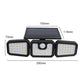 💡 PROMO LIMITÉE -52% ! ☀️ Applique Murale Solaire à 3 Têtes avec Capteur – 2400mAh, LED Haute Luminosité, Angle Réglable, Étanche, Idéale Jardin & Garage 🏠