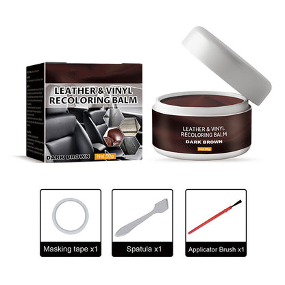 🥳 PROMOTION 2026 🥳 💞 PLUS DE 50 000 EXEMPLAIRES VENDUS ! 🛋️✨ 50 % DE RÉDUCTION ! Pâte de réparation pour cuir – Comble les rayures et les marques, redonne de la texture. Disponible en plusieurs couleurs. Sauvez votre canapé préféré ! 💺🛡️