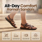 👡 60% DE RÉDUCTION ☀️ Sandales style romain – Semelle souple, look décontracté – Idéales pour l’été, la plage ou les promenades – confortables et intemporelles 🌊🦶✨