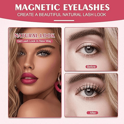 💖 Offre spéciale du dernier jour :15.99€ ! 🔥 1 achetés 1 offerts 🎁 Cils Magnétiques Réutilisables Premium + Applicateur – Sans Colle, Hypoallergéniques & Aspect Naturel🌸
