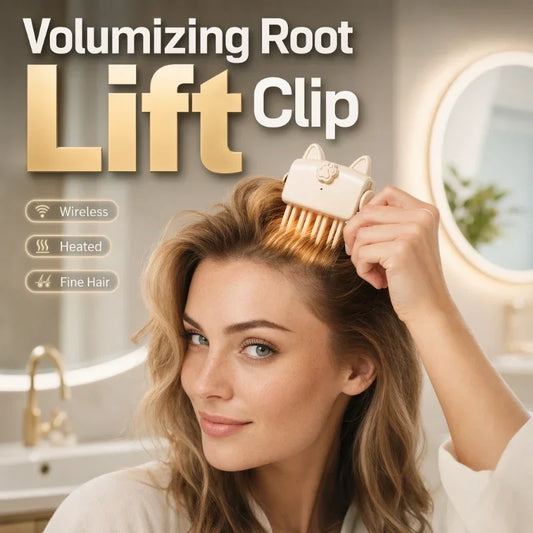 🎉Plus de 48 000 vendus 💇 Pince chauffante sans fil pour volume et rehaussement des racines, outil de coiffure portable pour cheveux fins et plats, idéal pour les voyages.