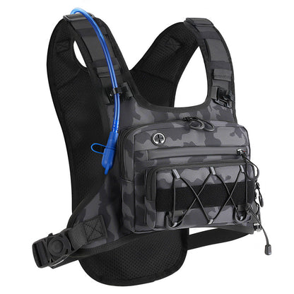 🔥Promotion exceptionnelle : 58 % de réduction🔥 Lot de gilets de cyclisme avant et arrière pour homme – Compatible avec un système d'hydratation, 3 L de capacité de rangement, maille respirante 🏃