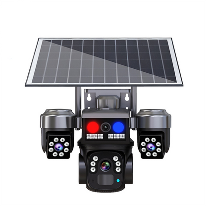 📹✨ PROMO FLASH : 56% DE RÉDUCTION ! Caméra de Surveillance Solaire Sans Fil 3 Objectifs – Vision 3 Écrans Simultanés & Panneau Solaire Intégré for une Protection 360° Sans Angle Mort IP66 ✨