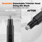 💈✂️ -53% ! 🪒 Tondeuse Électrique pour Poils de Nez Rechargeable – ABS – Lames Rotatives 360° & Charge Type-C pour Soin Homme
