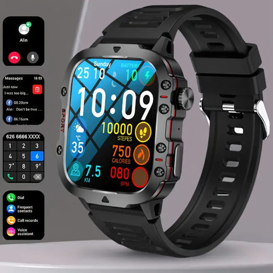 ⌚ 58% DE RÉDUCTION! 🏞️ Montre Intelligente Robuste Extérieur – 100+ modes sportifs, étanche & alliage aluminium – Parfaite pour l'aventure et le quotidien actif 💪