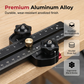 🔧 56% DE RÉDUCTION! ⚙️ Butée de Scie à Table Portable Précision – Alliage aluminium, double graduation & roulement – Idéale pour une découpe précise en menuiserie 🪚