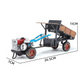 🚜 Tracteurs jouets avec sons et lumières – en alliage de zinc résistant aux jeux brutaux, les roues à inertie roulent loin. Boutons et interrupteurs adaptés aux petites mains – sans pile ! 🔋✨