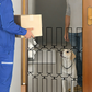 🐾🛒 -56% ! 🚪Borrière de Sécurité pour Animaux de Compagnie – Extensible, Pliable & Installation sans Perçage