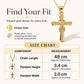 ✝️ Achetez 1, obtenez 1 gratuit! ✨ Collier croix scintillant – Design torsadé élégant, finition brillante & polyvalent – Parfait au quotidien comme pour les occasions spéciales 💎