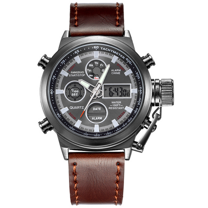 ⏳Offre spéciale à durée limitée⌛Montre mécanique vintage étanche à double cadran