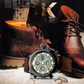 ⏳Offre spéciale à durée limitée⌛Montre mécanique vintage étanche à double cadran