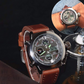 ⏳Offre spéciale à durée limitée⌛Montre mécanique vintage étanche à double cadran