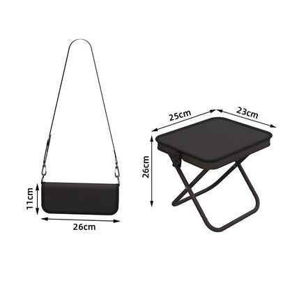 🥳 Best-seller de 2026, avec plus de 50 000 exemplaires vendus ! 👜🪑 Tabouret pliable portable en forme de sac à main — se transforme en sac à main tendance muni d'une bandoulière. Structure en acier au carbone, capacité de charge de 100 kg ! 🌟✨