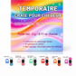 🎨 55% DE RÉDUCTION! 💇 Set de craies capillaires temporaires – Faciles à appliquer, amusantes & lavables – Idéales pour les filles créatives et les looks colorés 🌈