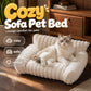 🐾 57% DE RÉDUCTION! 🛋️ Canapé‑Lit Douillet pour Animaux – Enveloppant, doux & décoratif – Confort et style pour votre compagnon ✨